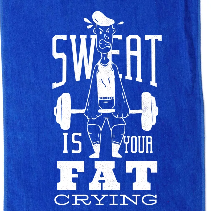 Sweat Is Your Fat Crying Sport Training Fitness Gift Platinum Collection Golf Towel