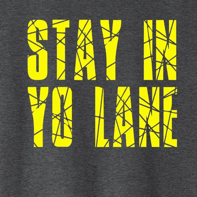 Stay In Yo Lane Women's Crop Top Tee