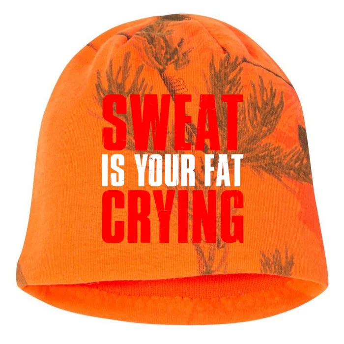 Sweat Is Your Fat Crying Meaningful Gift Kati - Camo Knit Beanie