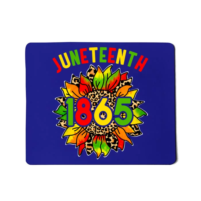 Sunflower Juneteenth 1865 Celebrates Black History Month Gift Mousepad