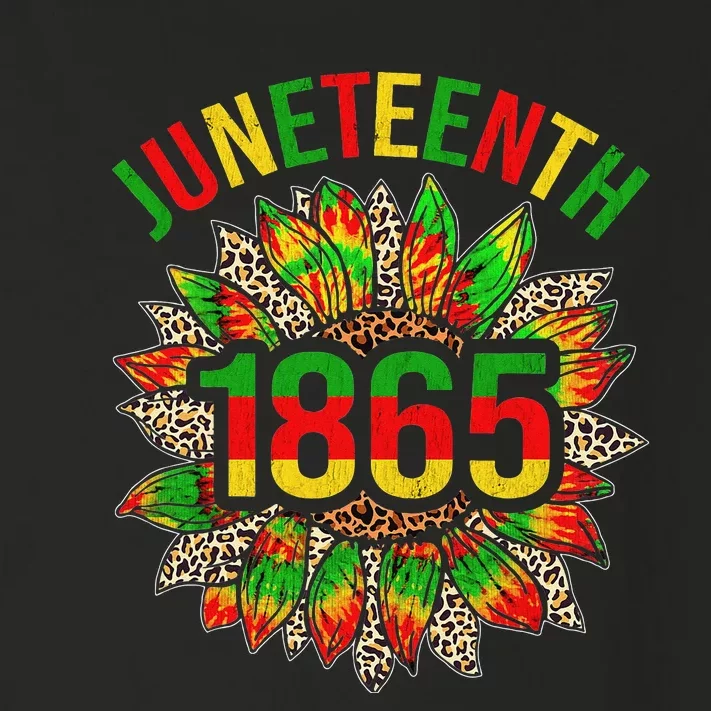 Sunflower Juneteenth 1865 Celebrates Black African American Toddler Long Sleeve Shirt