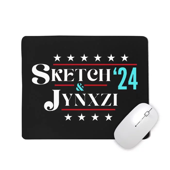 Sketch & Jynxzi 2024 Funny President Election Vote Streamer Mousepad