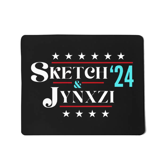 Sketch & Jynxzi 2024 Funny President Election Vote Streamer Mousepad