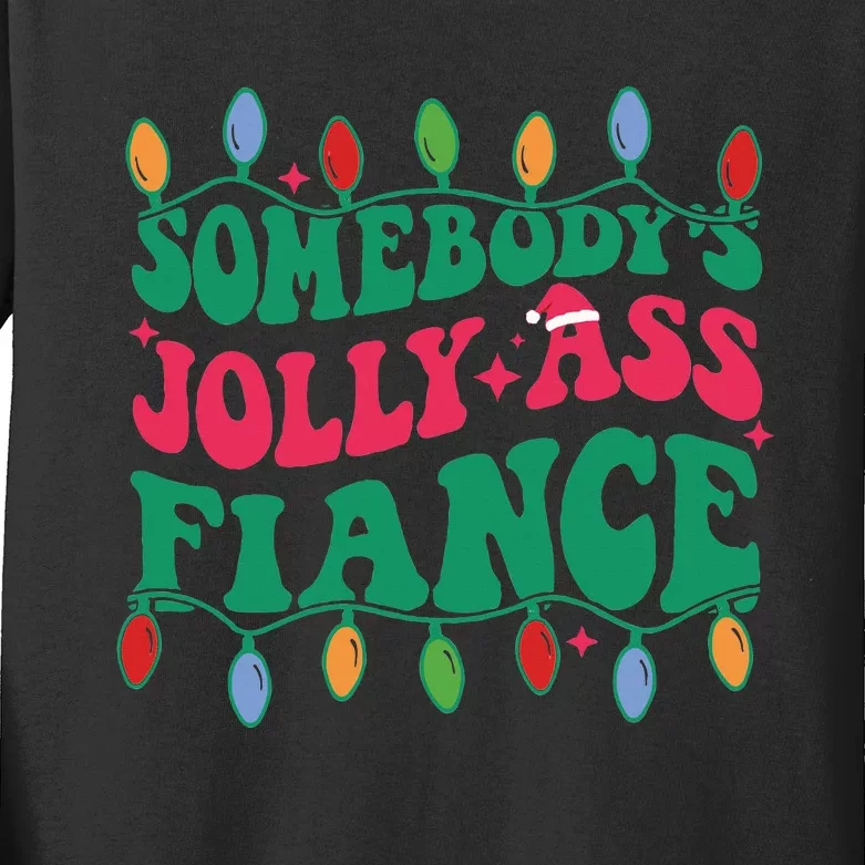 Somebody's Jolly Ass Fiance Kids Long Sleeve Shirt