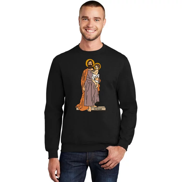 St Joseph and Child Jesus Consecration Catholic Saint Sweatshirt