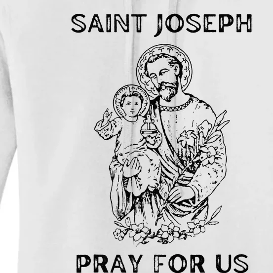 Saint Joseph All Saints Day, St Joseph, Catholic Women's Pullover Hoodie