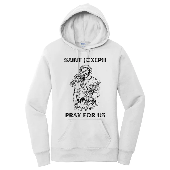 Saint Joseph All Saints Day, St Joseph, Catholic Women's Pullover Hoodie