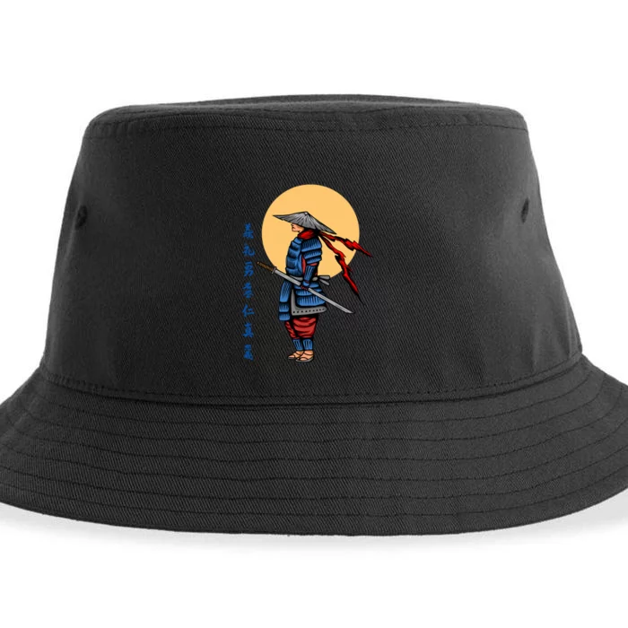 Samurai Japanese Art Martial Arts Gift Sustainable Bucket Hat