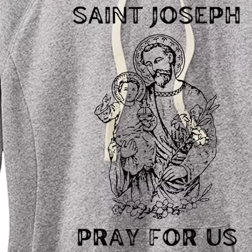 Saint Joseph  All Saints Day St Joseph Catholic Women's Fleece Hoodie