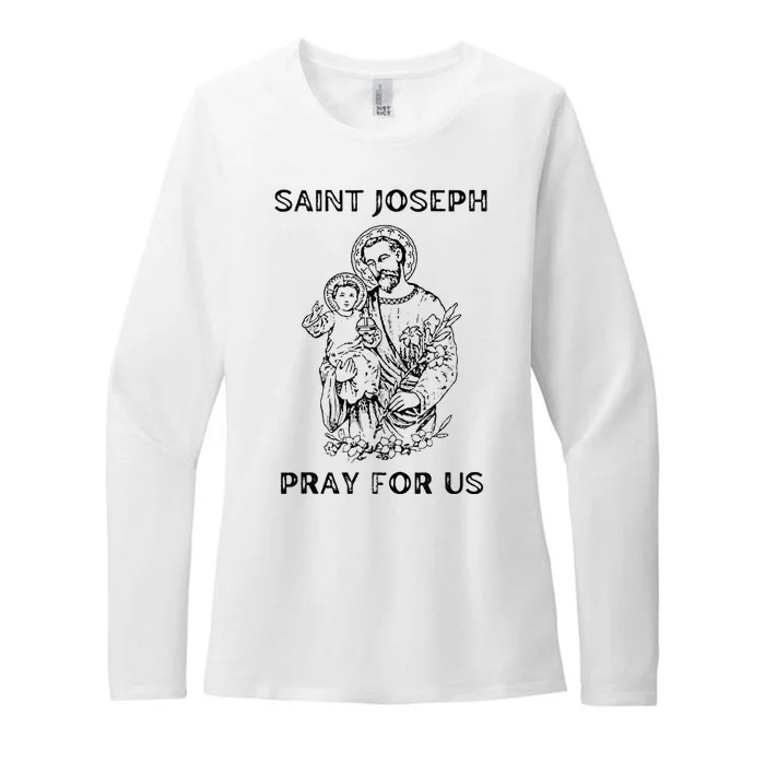 Saint Joseph  All Saints Day St Joseph Catholic Womens CVC Long Sleeve Shirt