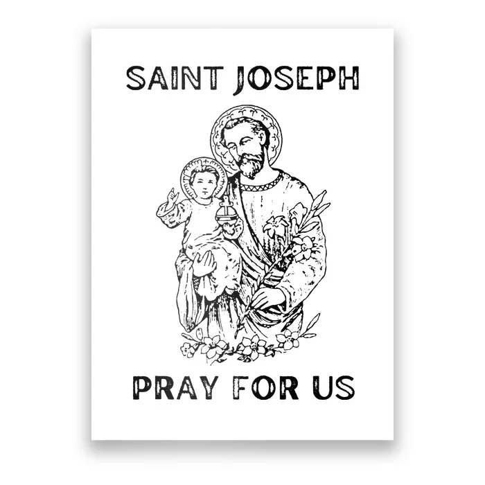 Saint Joseph  All Saints Day St Joseph Catholic Poster