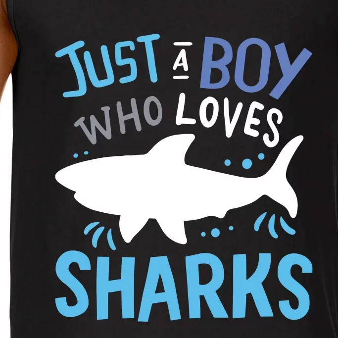 Shark Just A Who Loves Sharks Gift Comfort Colors® Tank Top