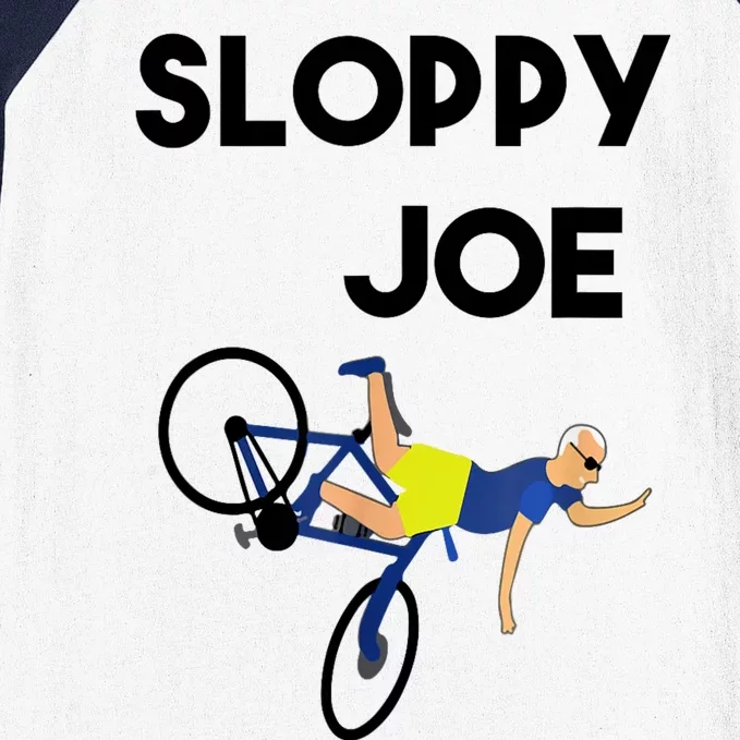 Sloppy Joe Bicycle Funny Sarcastic Baseball Sleeve Shirt