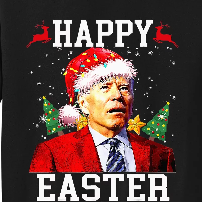 Santa Joe Biden Happy Easter Ugly Christmas Sweatshirt