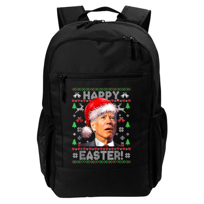 Santa Joe Biden Happy Easter Ugly Christmas Daily Commute Backpack