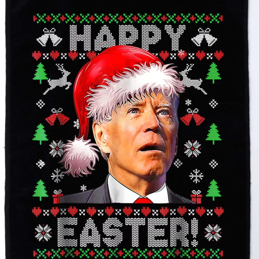 Santa Joe Biden Happy Easter Ugly Christmas Platinum Collection Golf Towel