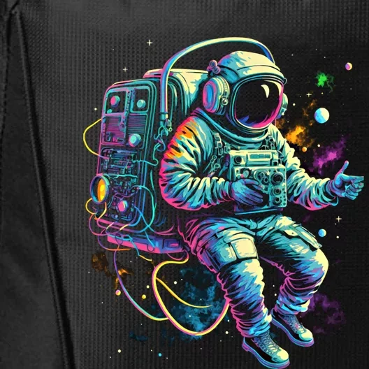 Space Jammin Boombox Stereo Astronaut Graphic Gift City Backpack