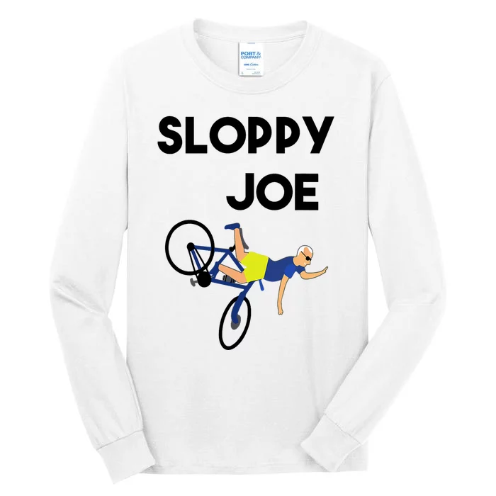 Sloppy Joe Bicycle Funny Sarcastic Tall Long Sleeve T-Shirt