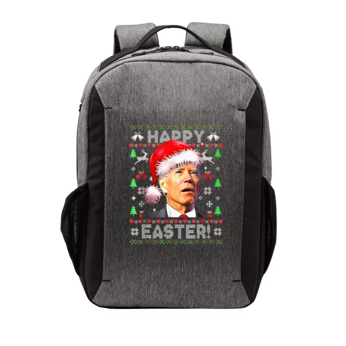 Santa Joe Biden Happy Easter Ugly Christmas Vector Backpack