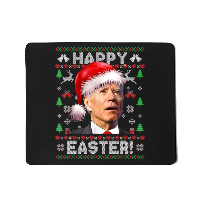 Santa Joe Biden Happy Easter Ugly Christmas Sweater TShirt Mousepad