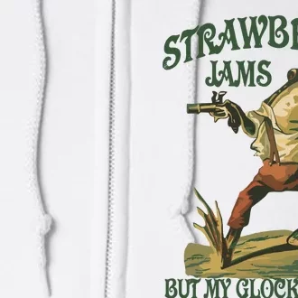 Strawberry Jams But My G.L.O.C.K Dont Full Zip Hoodie