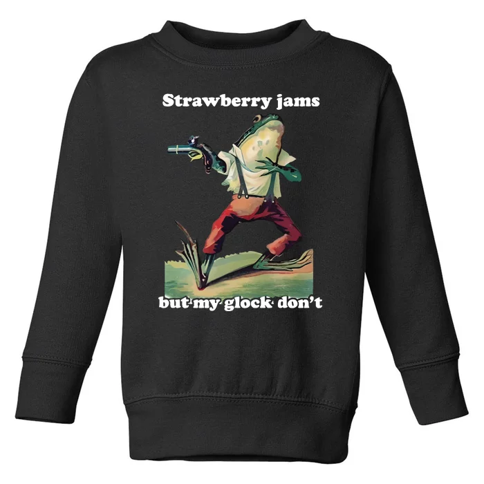 Strawberry Jams But My Don’T Toddler Sweatshirt