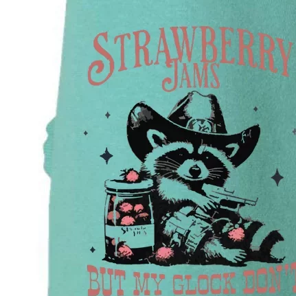 Strawberry Jams But My Gloc DonT Funny Raccoon Doggie 3-End Fleece Hoodie