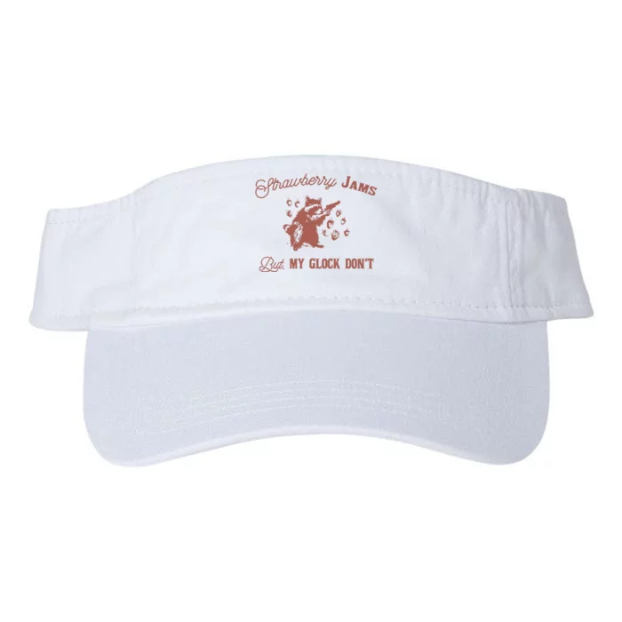 Strawberry Jams But My Do Not Vintage Valucap Bio-Washed Visor