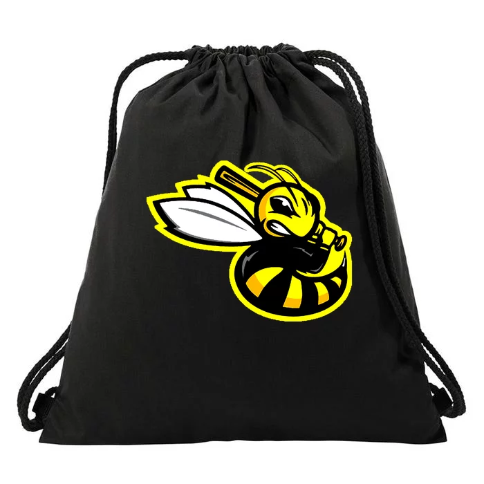 San Jose Bees California League Baseball Vintage Logo Drawstring Bag