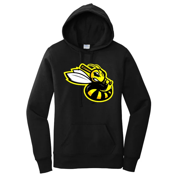 San Jose Bees California League Baseball Vintage Logo Women's Pullover Hoodie