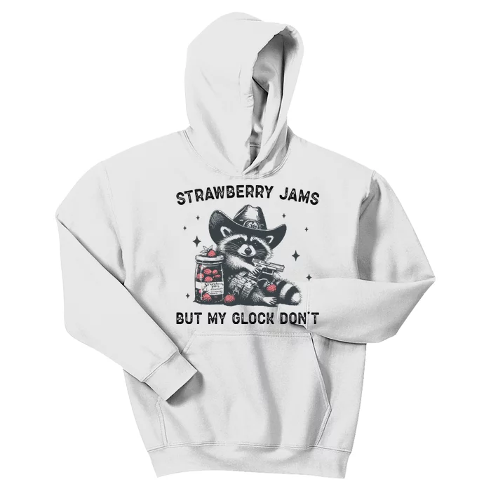 Strawberry Jams But My G.L.O.C.K Dont Kids Hoodie