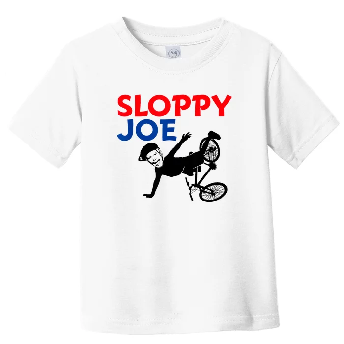 Sloppy Joe Bicycle Funny Sarcastic Toddler T-Shirt