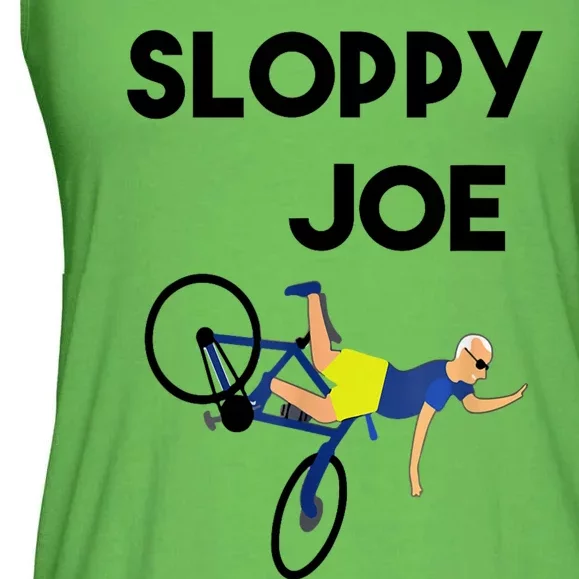 Sloppy Joe Bicycle Funny Sarcastic Ladies Essential Flowy Tank