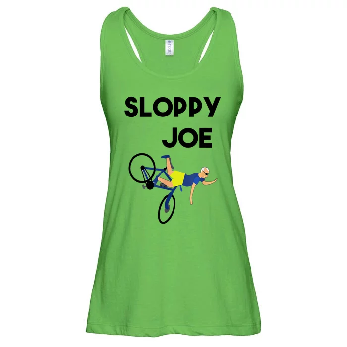 Sloppy Joe Bicycle Funny Sarcastic Ladies Essential Flowy Tank