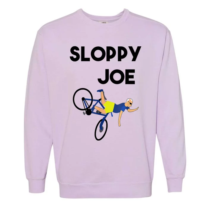 Sloppy Joe Bicycle Funny Sarcastic Garment-Dyed Sweatshirt