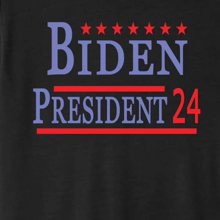 Support Joe Biden For President 2024 Presidential Election Long Sleeve ChromaSoft Performance T-Shirt