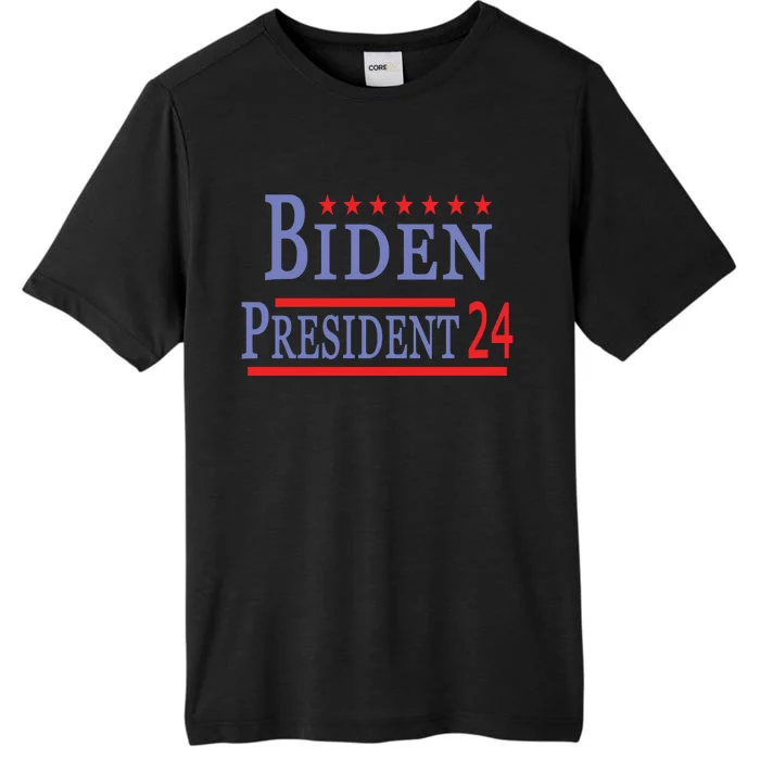 Support Joe Biden For President 2024 Presidential Election Long Sleeve ChromaSoft Performance T-Shirt