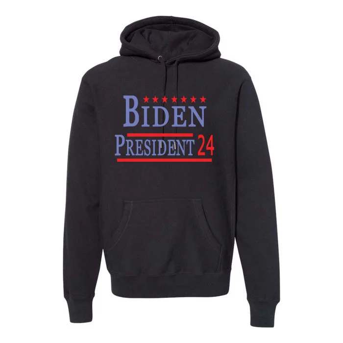 Support Joe Biden For President 2024 Presidential Election Long Sleeve Premium Hoodie