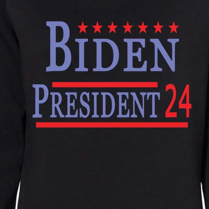 Support Joe Biden For President 2024 Presidential Election Long Sleeve Womens California Wash Sweatshirt