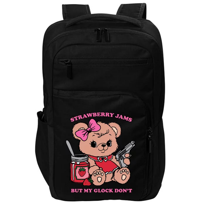 Strawberry Jams But My Guns Don’T. Impact Tech Backpack