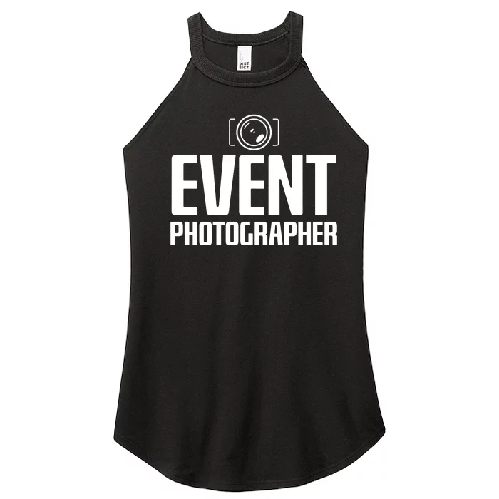 Staff Job Back Printed Event Photographer Women’s Perfect Tri Rocker Tank