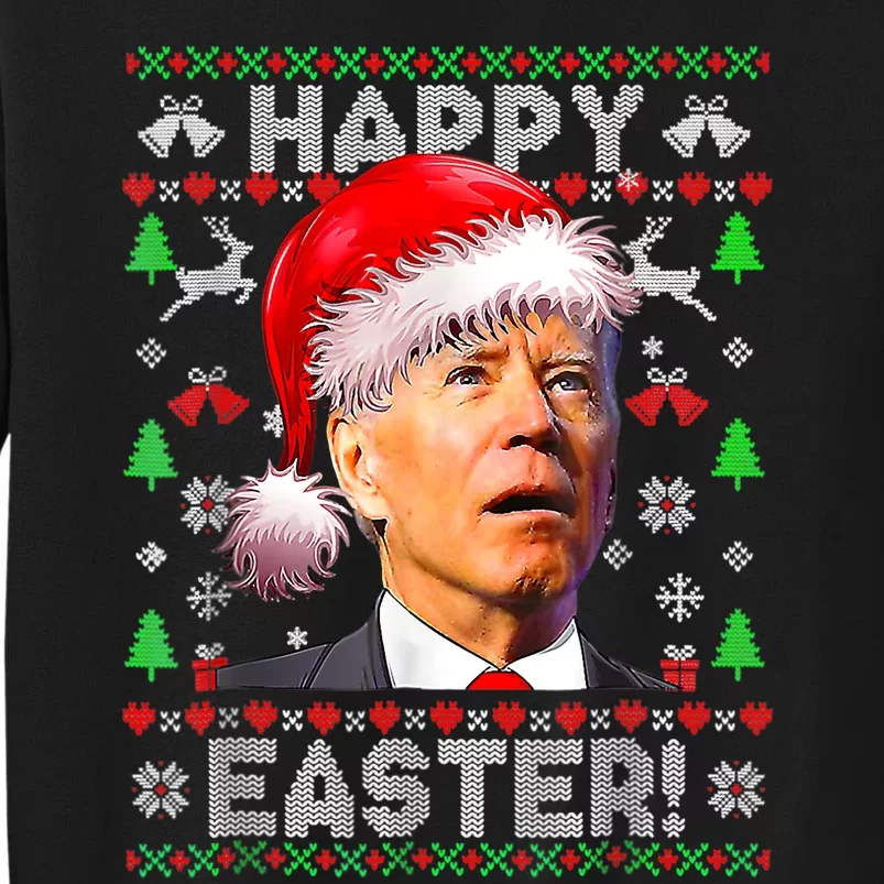 Santa Joe Biden Happy Easter Ugly Christmas Confused Sweatshirt