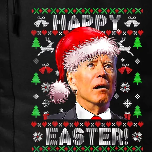 Santa Joe Biden Happy Easter Ugly Christmas Confused Daily Commute Backpack