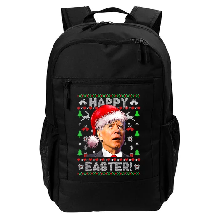 Santa Joe Biden Happy Easter Ugly Christmas Confused Daily Commute Backpack