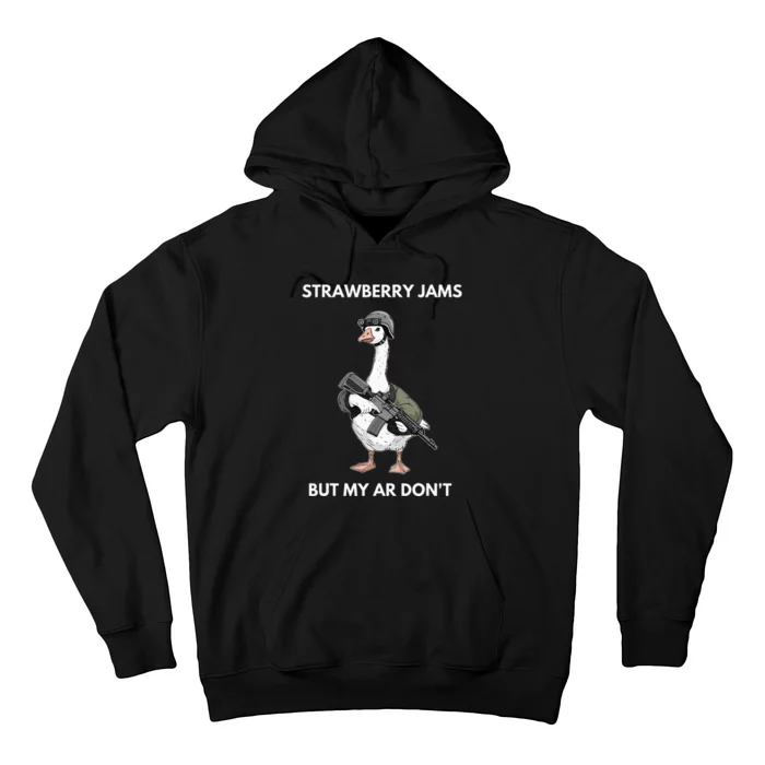 Strawberry Jams But My Ar DonT Silly Goose Hoodie