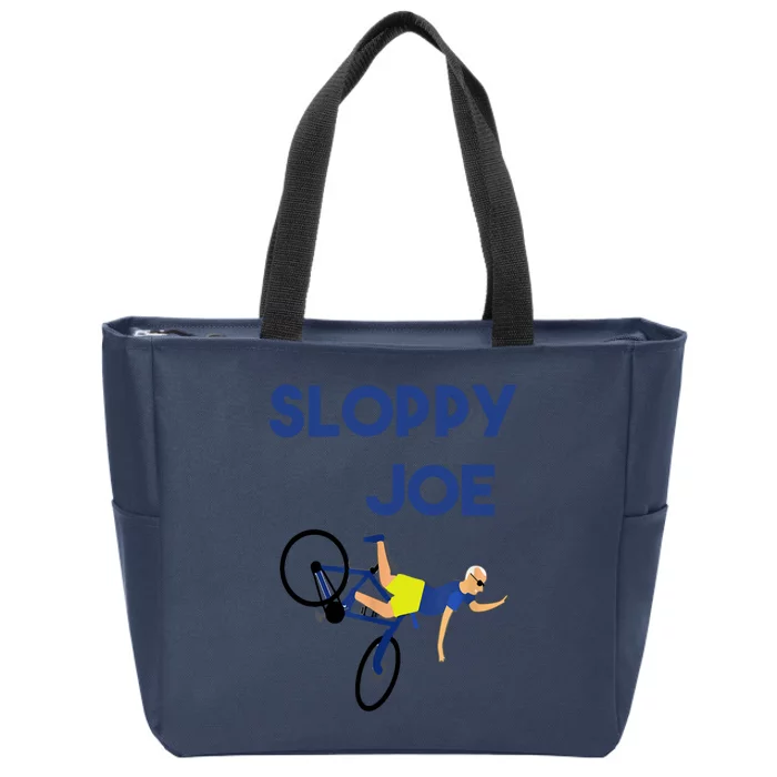 Sloppy Joe Bicycle Funny Sarcastic Zip Tote Bag