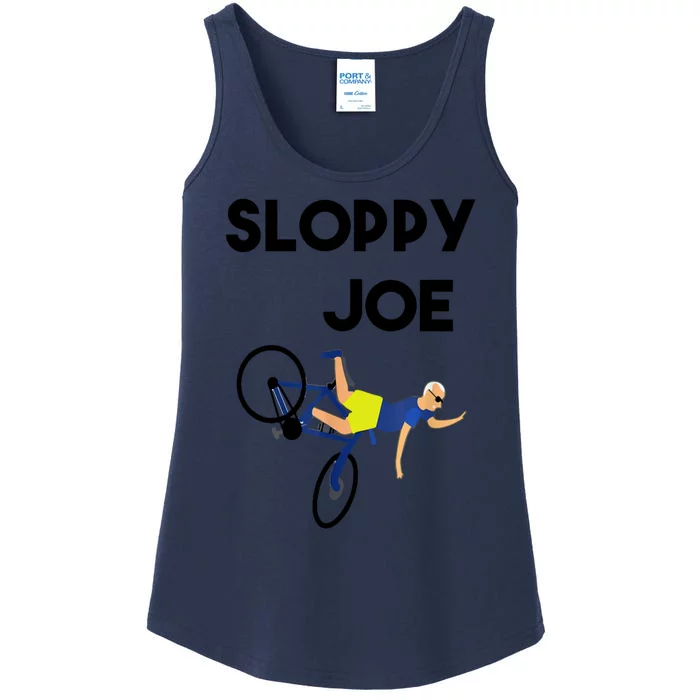 Sloppy Joe Bicycle Funny Sarcastic Ladies Essential Tank