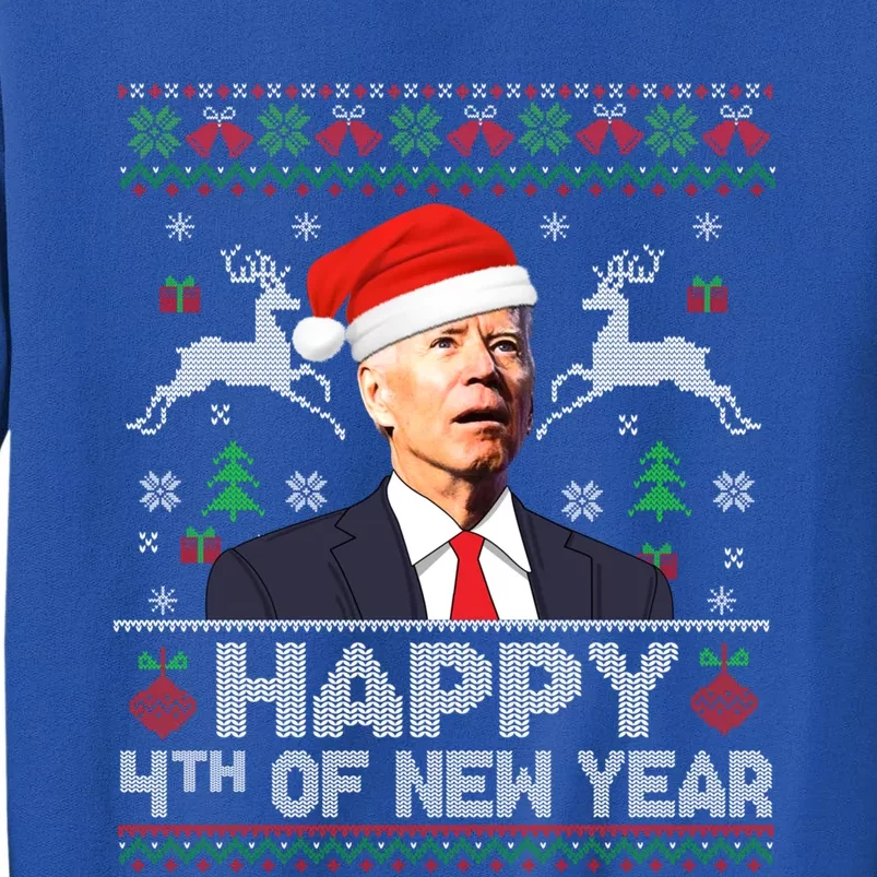 Santa Joe Biden 4th Of New Year Ugly Christmas Sweater Gift Sweatshirt