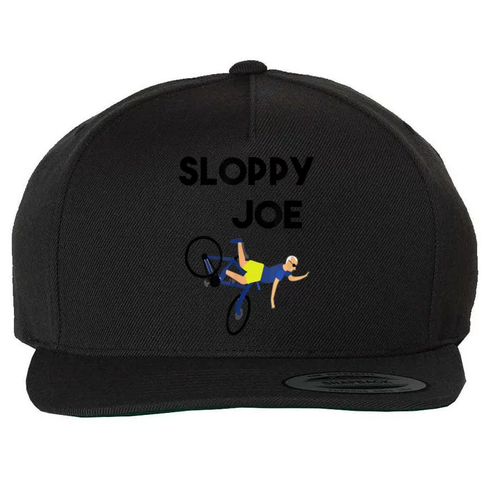 Sloppy Joe Bicycle Funny Sarcastic Wool Snapback Cap