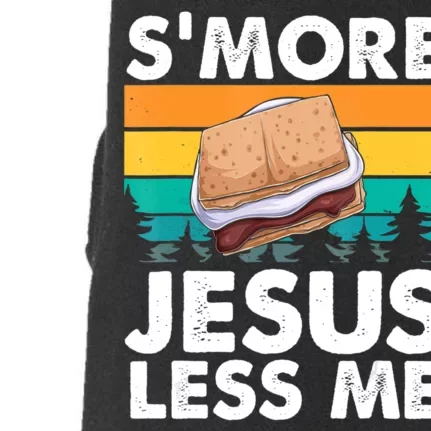 S'more Jesus Â€“ Christianity Lover Jesus Teachings Camper Doggie 3-End Fleece Hoodie